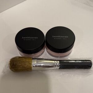 bareMinerals Mineral Veil Powder Duo with Brush - NEW